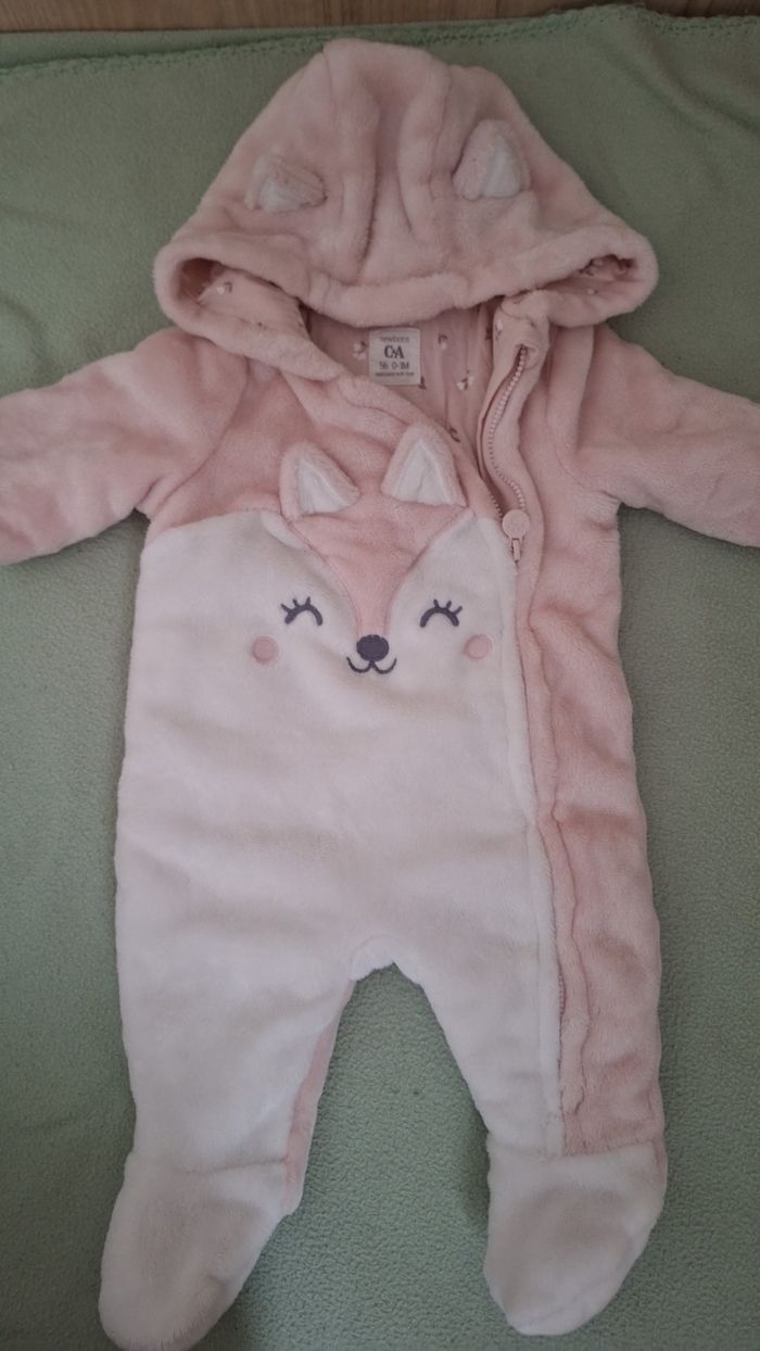 Combinaison polaire bébé fille C&A 1 mois