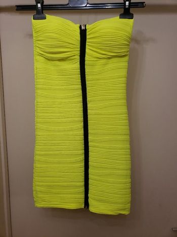 Robe bustier courte moulante