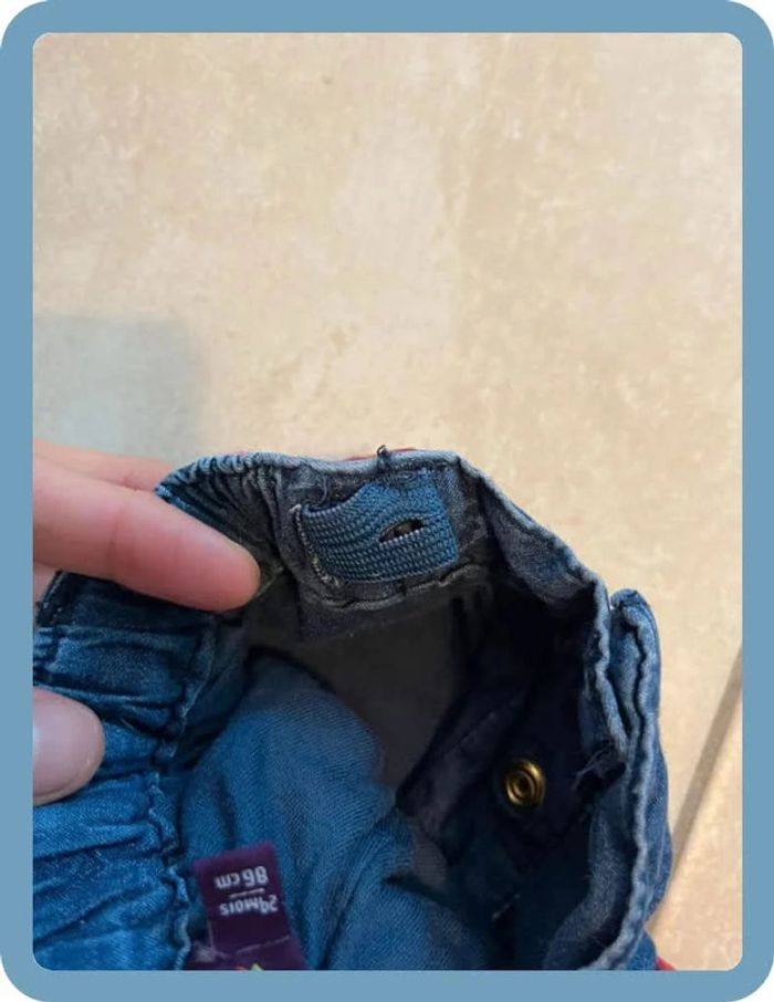 Joli pantalon fille 24 mois taille ajustable sergent major - photo numéro 5