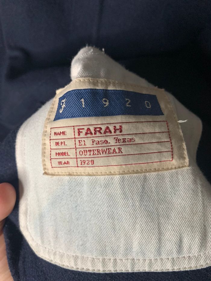 Veste / Blazer Farah Bleu Marine - photo numéro 6