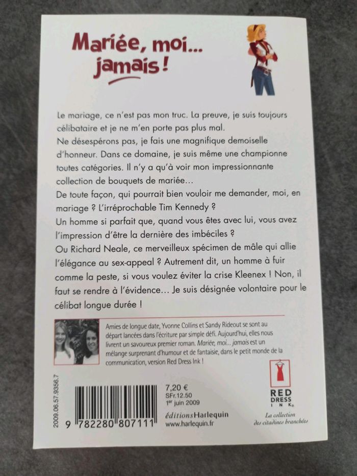 Livre Mariée,moi Jamais! - photo numéro 2