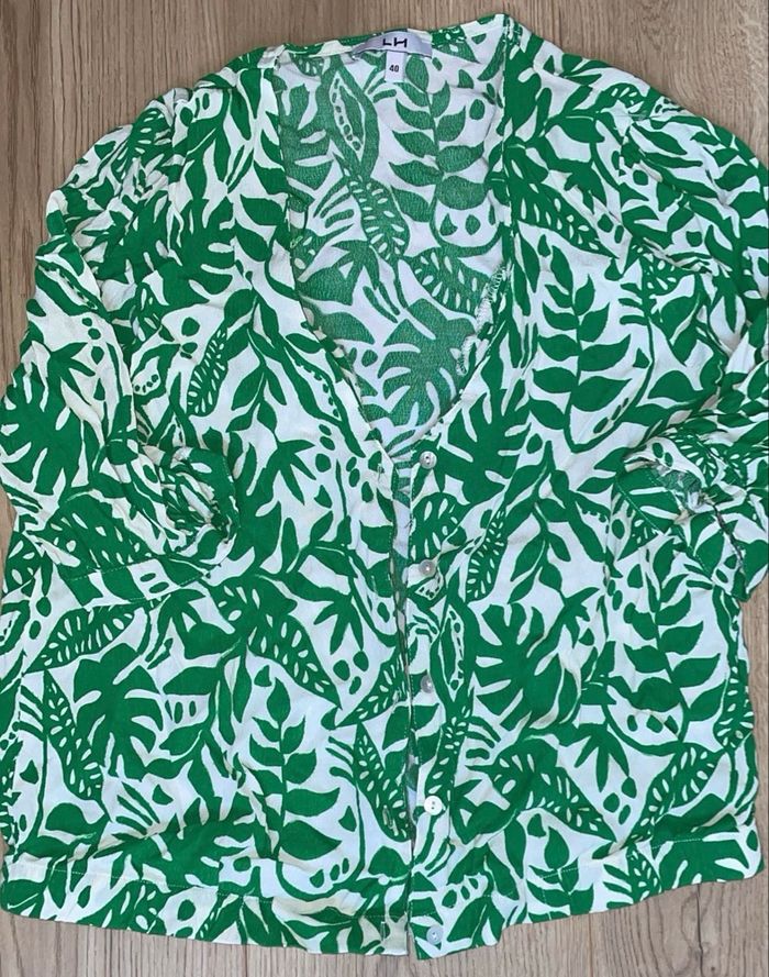 Ensemble vert et blanc taille M - photo numéro 3
