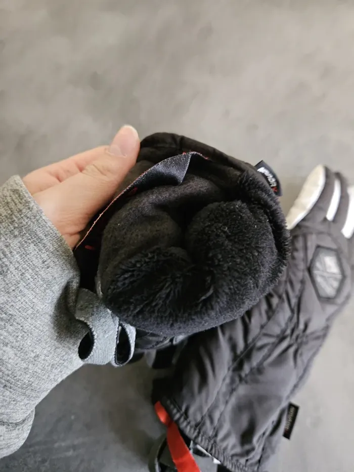 Gants de ski enfant - Taille 6 ans - Wedze - Noir et blanc - photo numéro 5