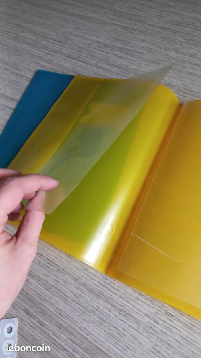 2 protèges pour petit cahier - photo numéro 3