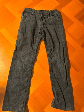 Pantalon velours noir tape à l’œil 6 ans