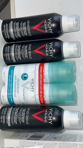 Deo et crème de rasage 