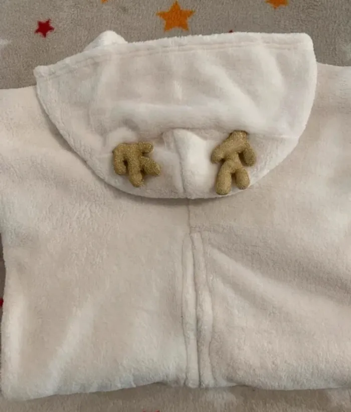 Pyjama Tape à l’Œil Blanc 8 Ans NEUF - photo numéro 3