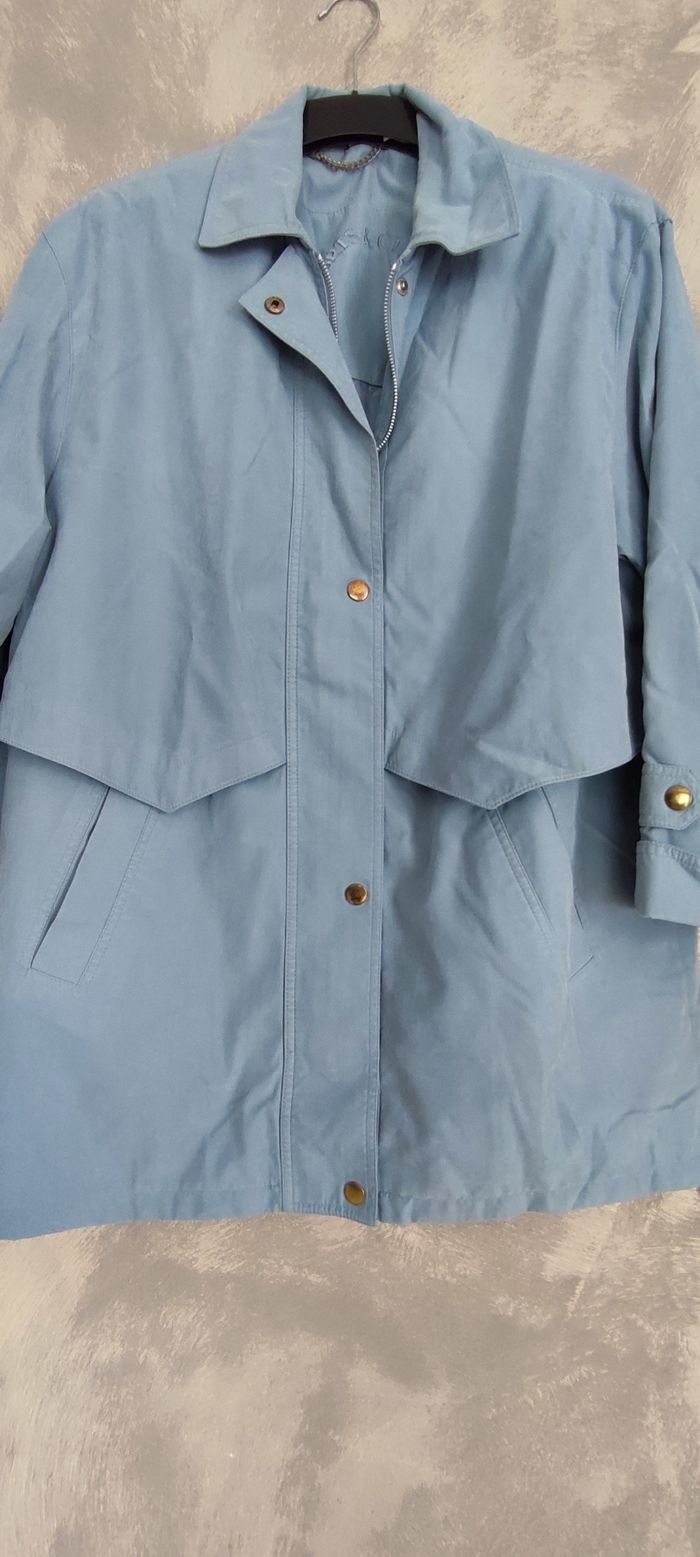 Manteau léger mi-longue 44 taille large - photo numéro 2