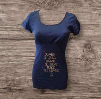 T shirt maternité prince de l'univers