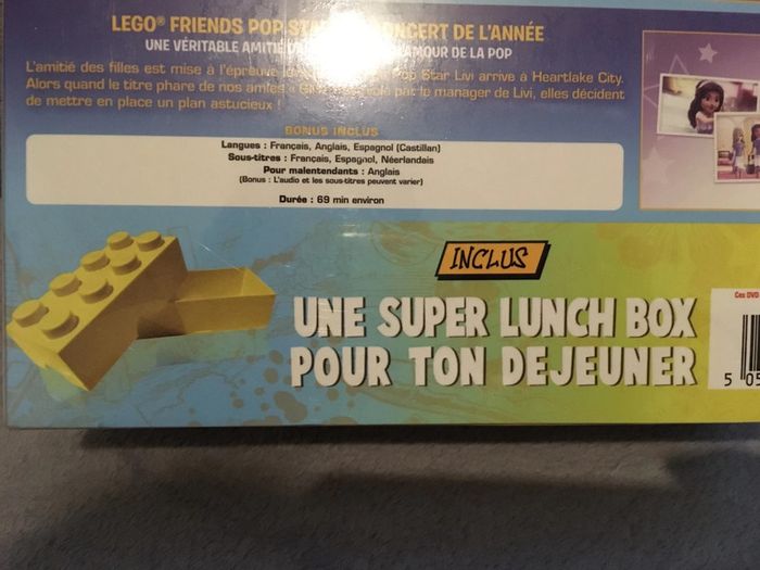 Coffret lego lunch box + 4 dvd (batman, scooby doo, lego la grande aventure et Friends pop star - photo numéro 8