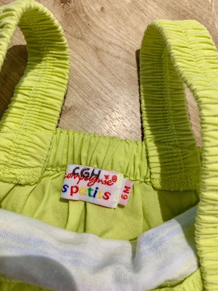 Petite robe verte La compagnie des petits - 6mois - photo numéro 3