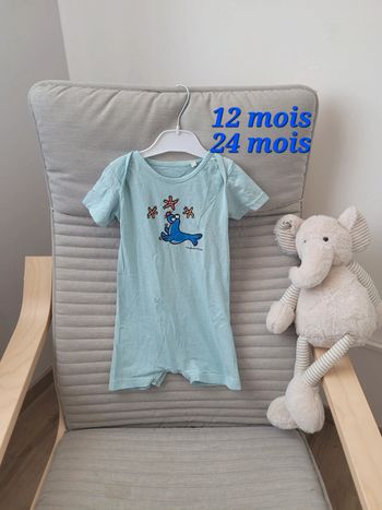 Combi short 12-24 mois