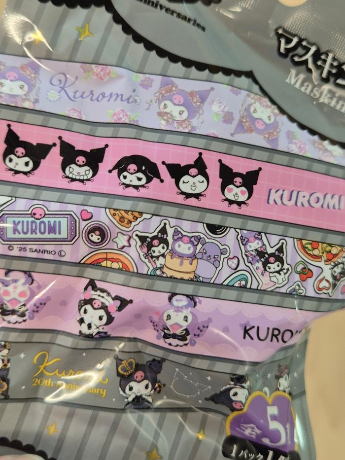 Masking tape Sanrio display : Kuromi - photo numéro 3