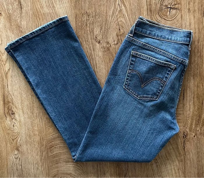 Jean/pantalon bleu Levi's 515 Bootcut/flare/évasé, femme, taille : W 28 (38 taille française) - photo numéro 3