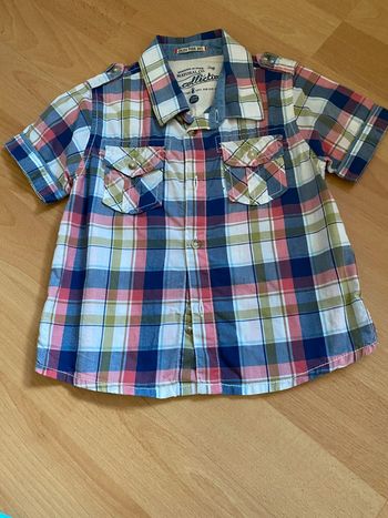 Chemise manches courtes Mayoral Taille 18 M - 80 cm