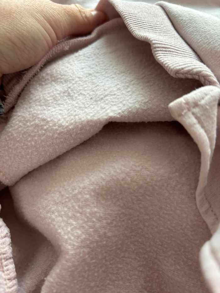 Pull rose intérieur molletonné - photo numéro 6