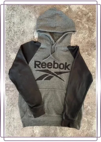 Sweat capuche Reebok homme S - Hoodie men - Kapuzenpullover herren - Felpa Uomo