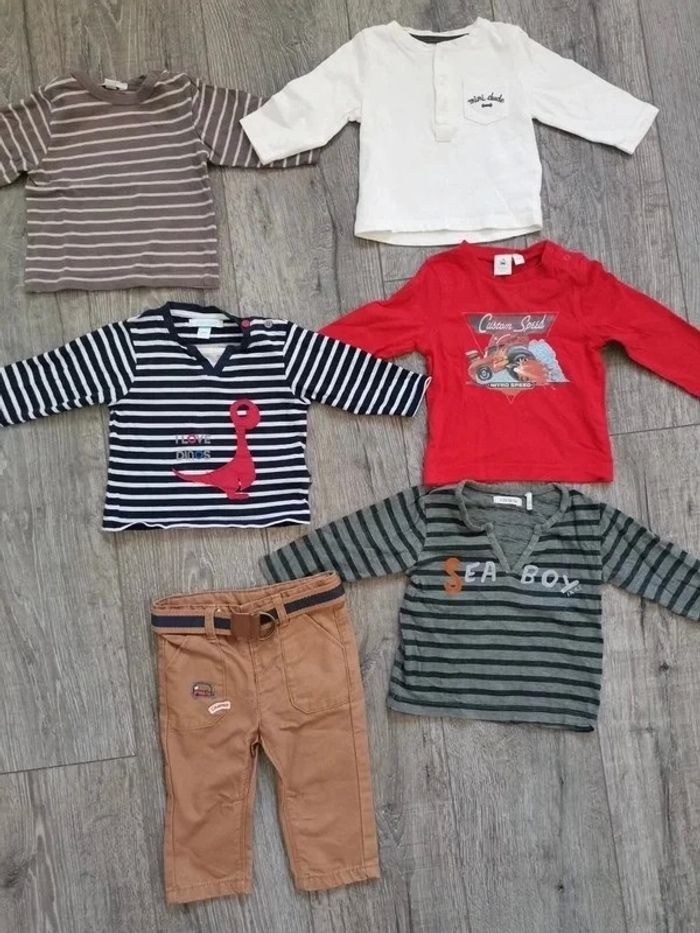 Lot vêtements garçon 6 mois
