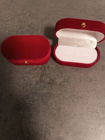 2 boîte à bijoux velour 