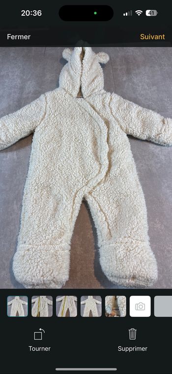 Manteau combinaison 12 mois