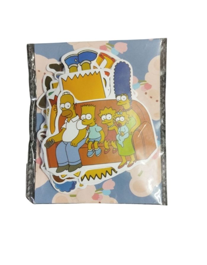 Set 50 stickers autocollants The Simpson