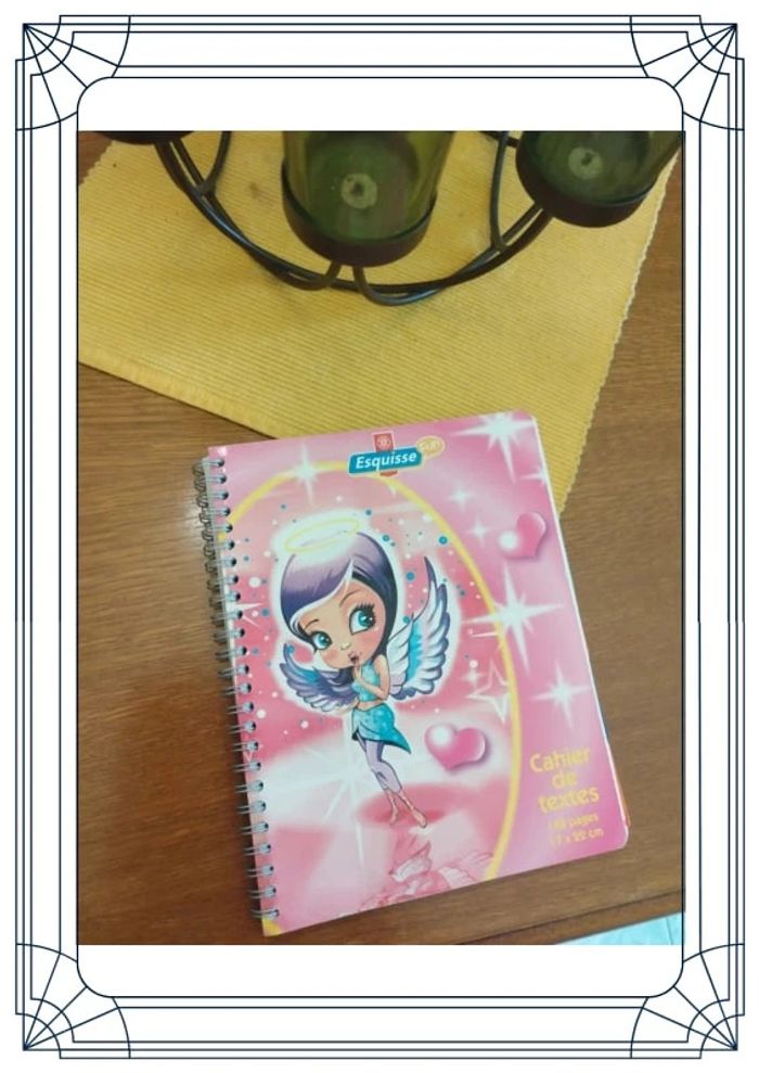 Agenda carnet école 17 x 22 cm fille fée neuf - photo numéro 7