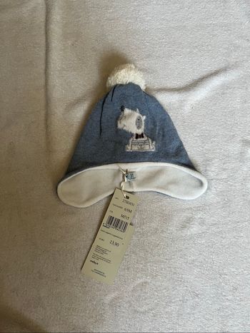 Bonnet bébé garçon Taille 6/9 mois Neuf