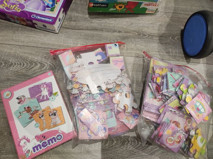 Lot de  jeux de société enfants