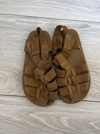 Sandales Zara cuir et daim B