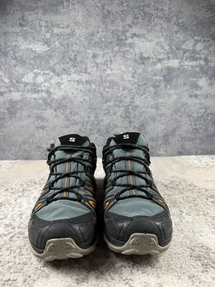 Salomon X Ultra Pioneer Gore-Tex - Black & Blue & Orange - photo numéro 2