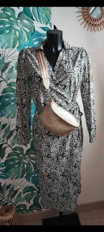 Robe longue portefeuille taille 36