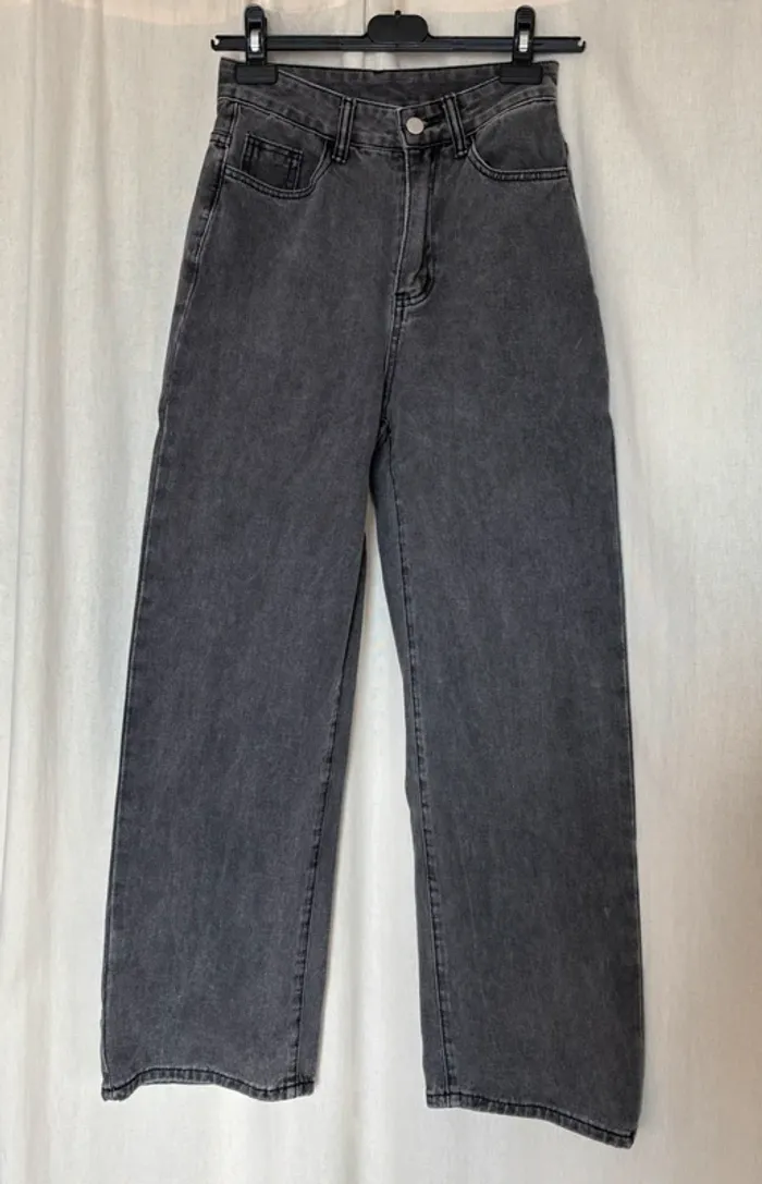 Jean baggy gris