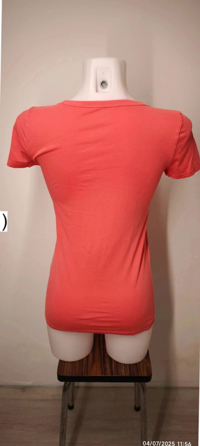 T-shirt Gap femme Taille XXS Rose - photo numéro 2