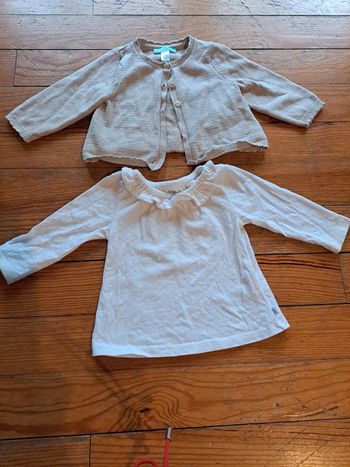 Ensemble t-shirt gilet