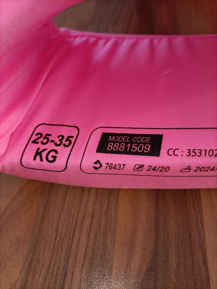 Gilet flottaison piscine rose et bleu Nabaiji 25-35 kg - photo numéro 5