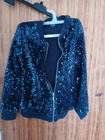 Veste paillettes 8 ans