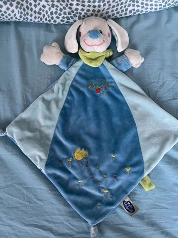 Doudou plat chien mot d’enfant