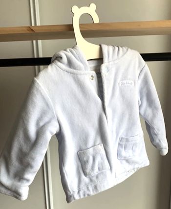 Gilet molletonné avec capuche - 6 mois - Bout'chou