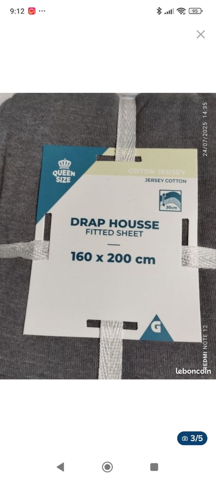 3 drap housses - photo numéro 3