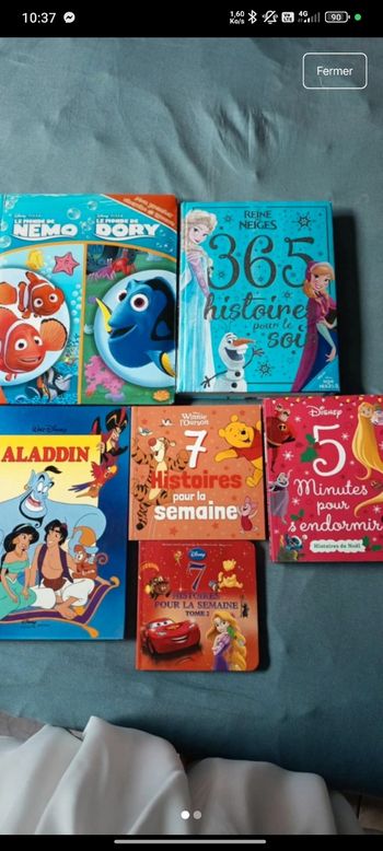 Lot de 30 livres Disney uniquement