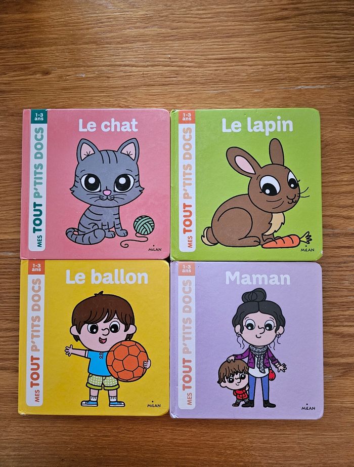 4 livres mes tout p'tits docs
