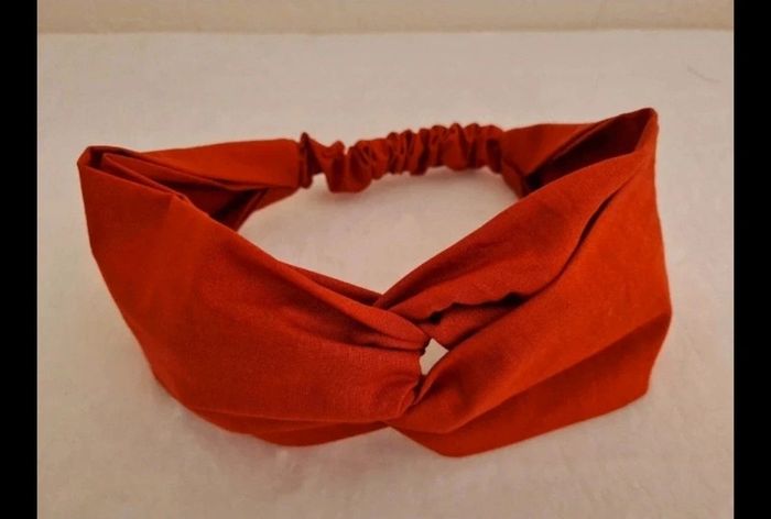 Bandeau croisé terracotta - photo numéro 3