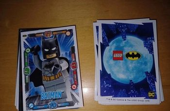 Lot de 5 cartes Lego Batman - DC - 2019 - France
