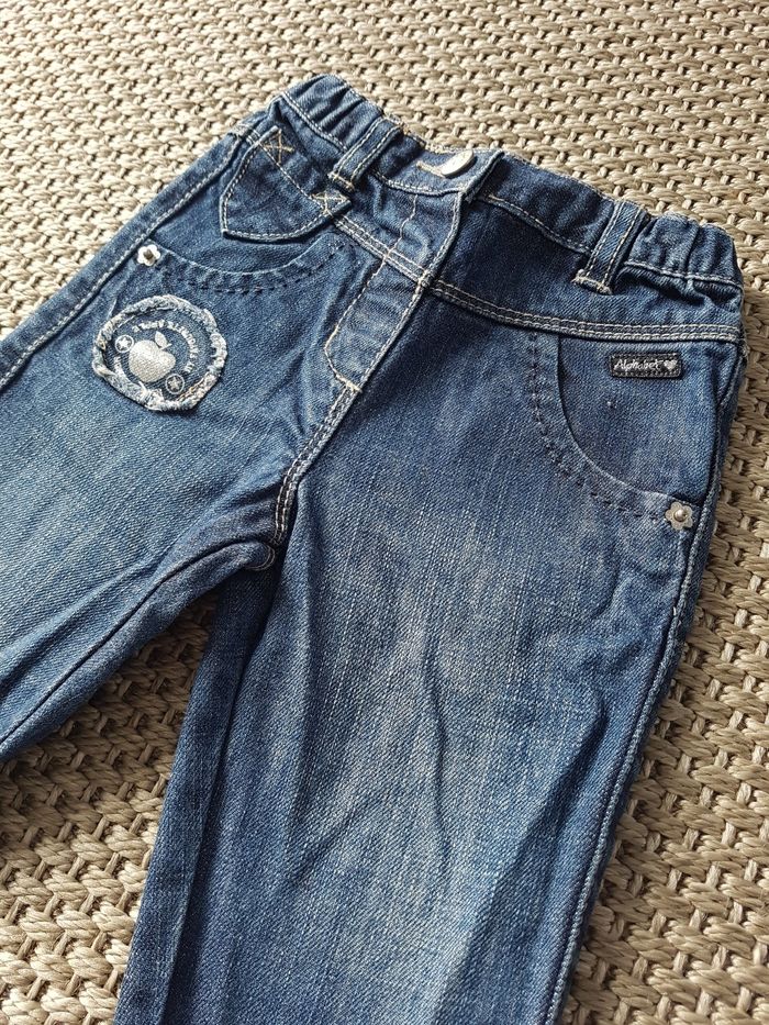 Lot de 3 jeans fille - 6 mois - photo numéro 4