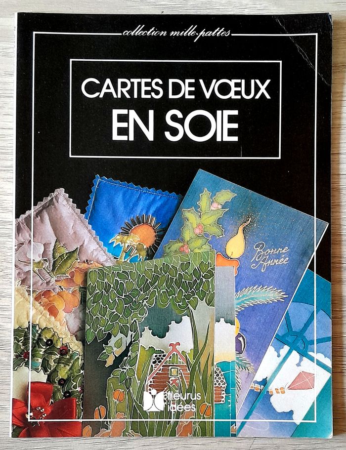 cartes de vœux en soie