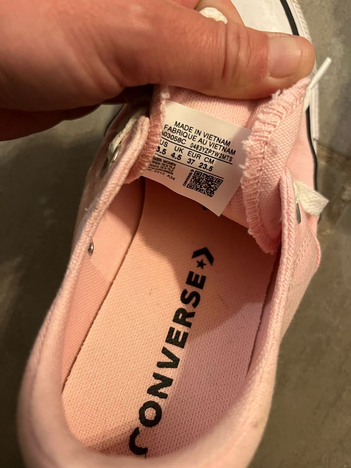 Converse rose pale - photo numéro 3