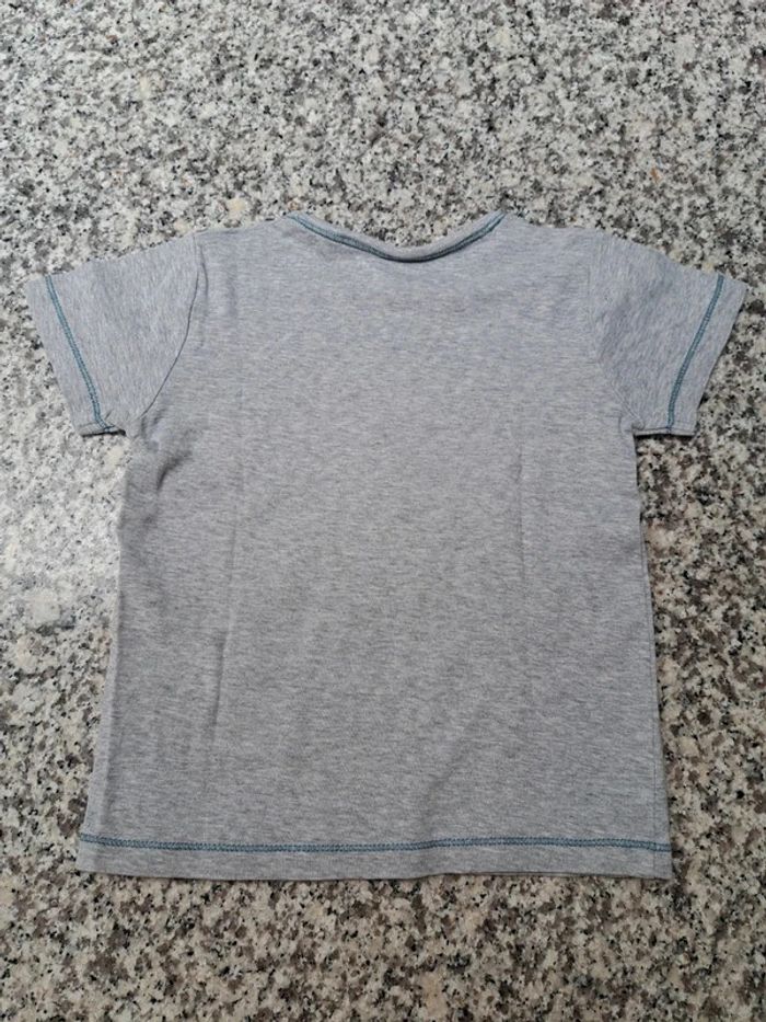 Little Marcel : tee-shirt gris (128) - photo numéro 4