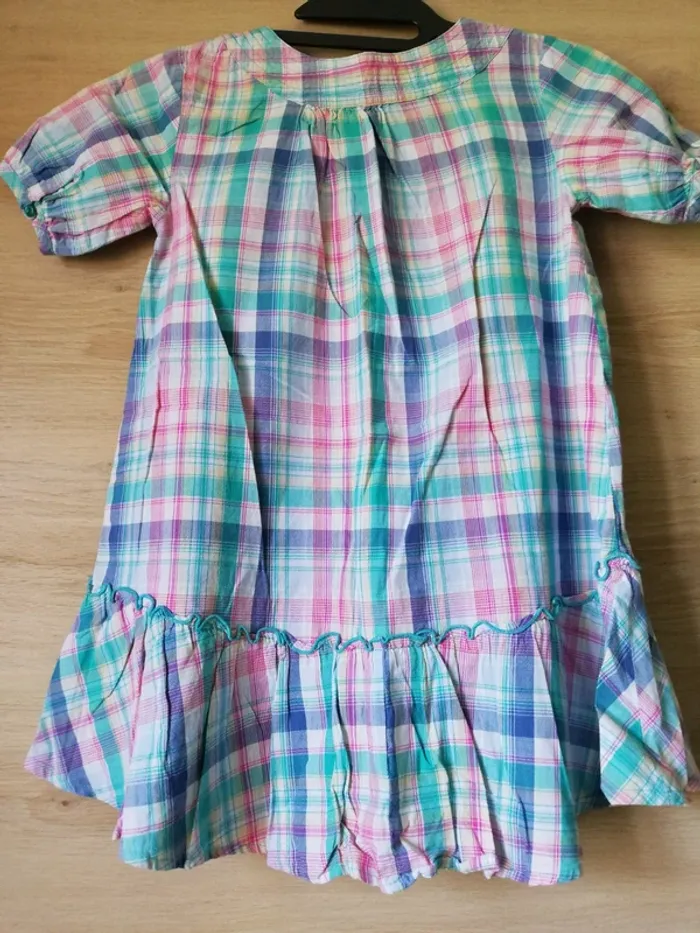 Robe à carreaux fille - photo numéro 2