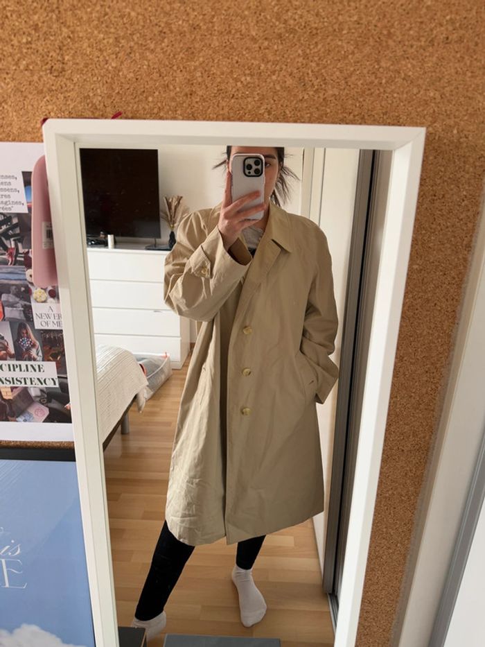 Magnifique Trench / Paletot mi-long Camden Burberry 100% coton - photo numéro 18