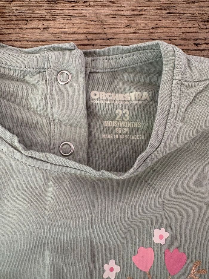 Lot 2 t-shirt bébé fille 23 mois - photo numéro 6